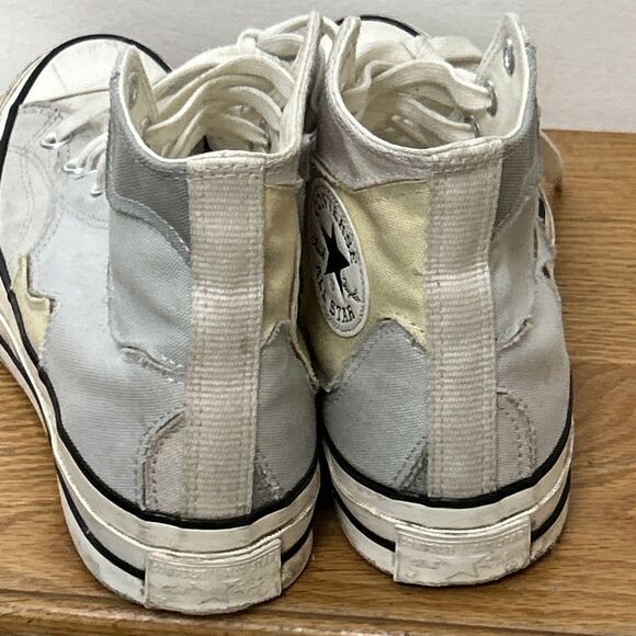 Converse Chuck 70 Crafted Patchwork Men's Size 7 Casual Shoe A03293C Gray Beige - Picture 2 of 8